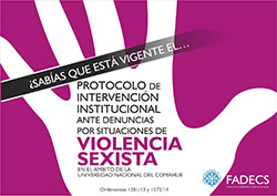 GUÍA DE PASOS A SEGUIR FRENTE A SITUACIONES DE VIOLENCIA SEXISTA EN LA UNIVERSIDAD